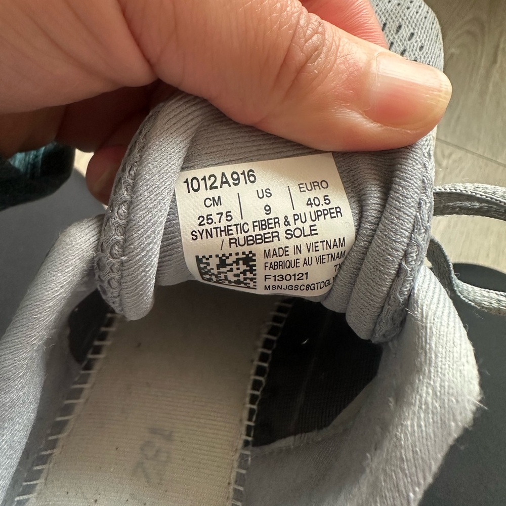 Asics Women's Light Gray Mesh Running Sneakers - Picture 12 of 13